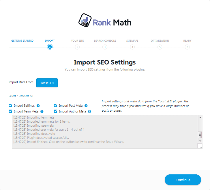 Rank-Math-Import-successfull