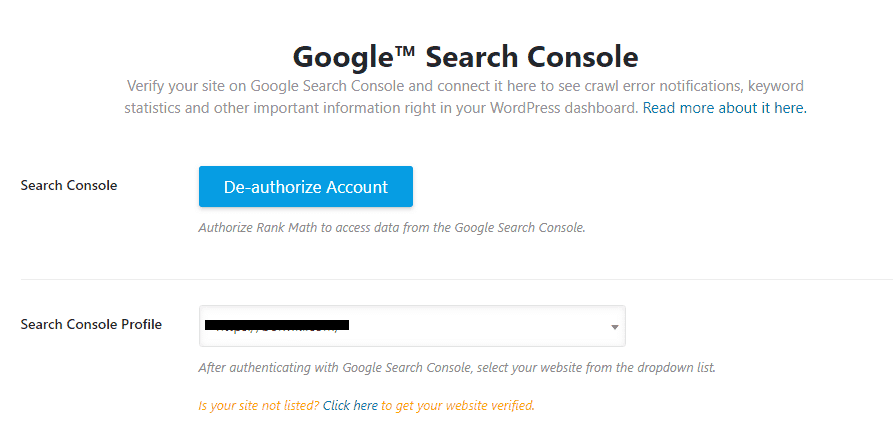 Search-Console-Option